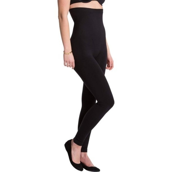 Red Hot by Spanx Black High Waisted Seamless Leggings - Picture 1 of 8